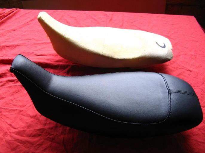 Selle Buell S1 - modelage nouvelle mousse plus ferme