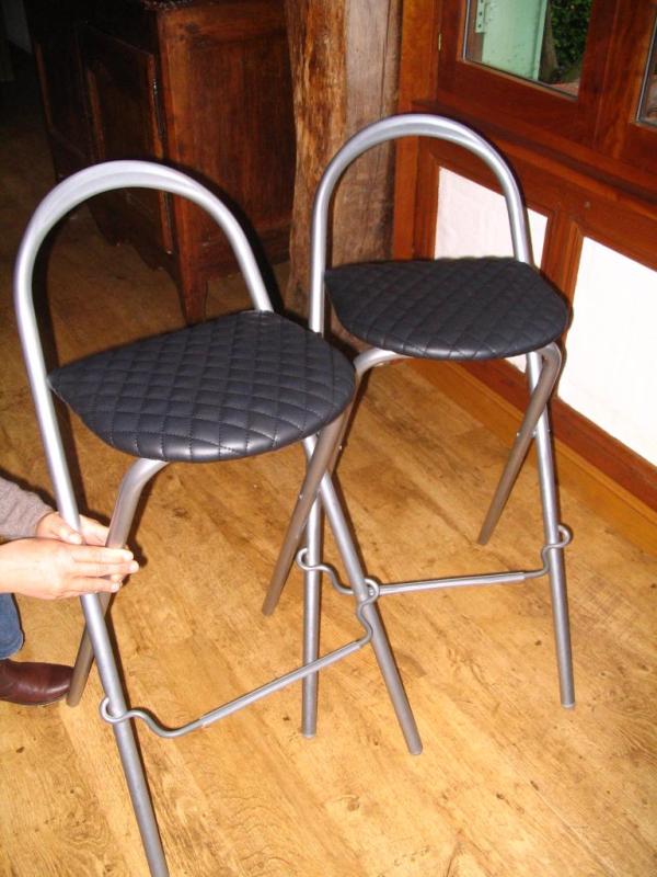 Dessus de chaises pliantes