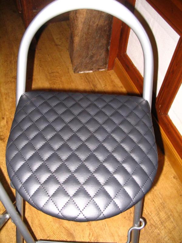 Dessus de chaise pliante