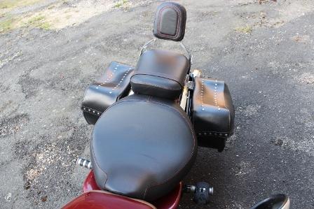 Honda Shadow - cuir noir